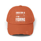 Fishing Is Importner Unisex Distressed Cap