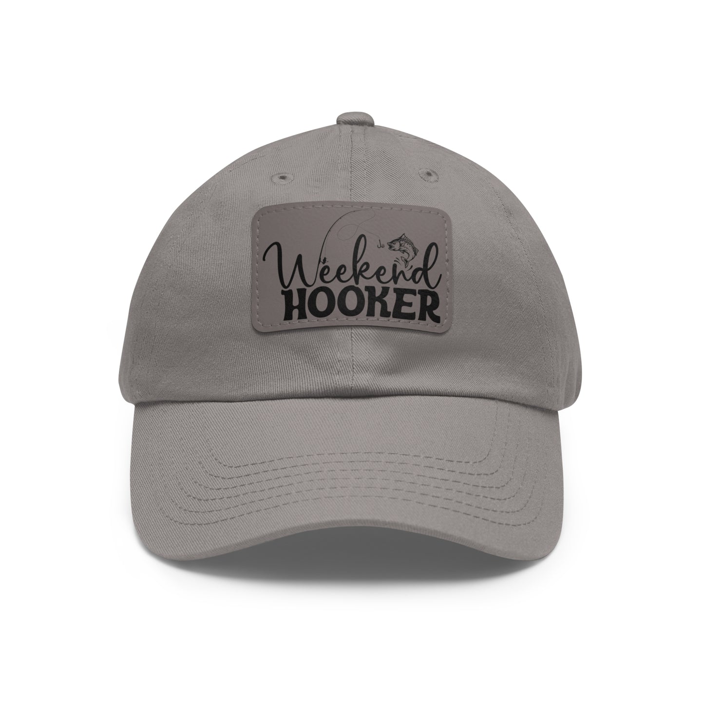 Weekend Hooker - Dad Hat with Leather Patch