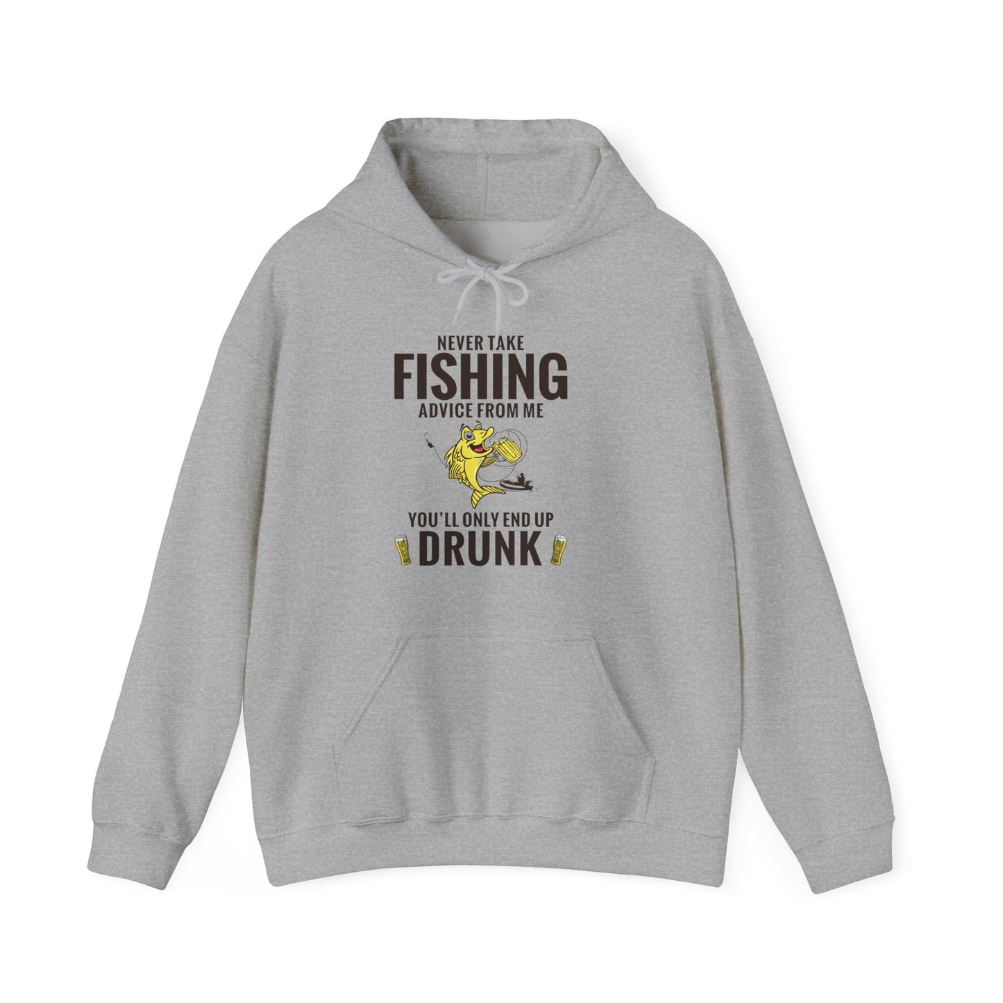 "Fishing Advice" Unisex Heavy Blend™ Hooded Sweatshirt