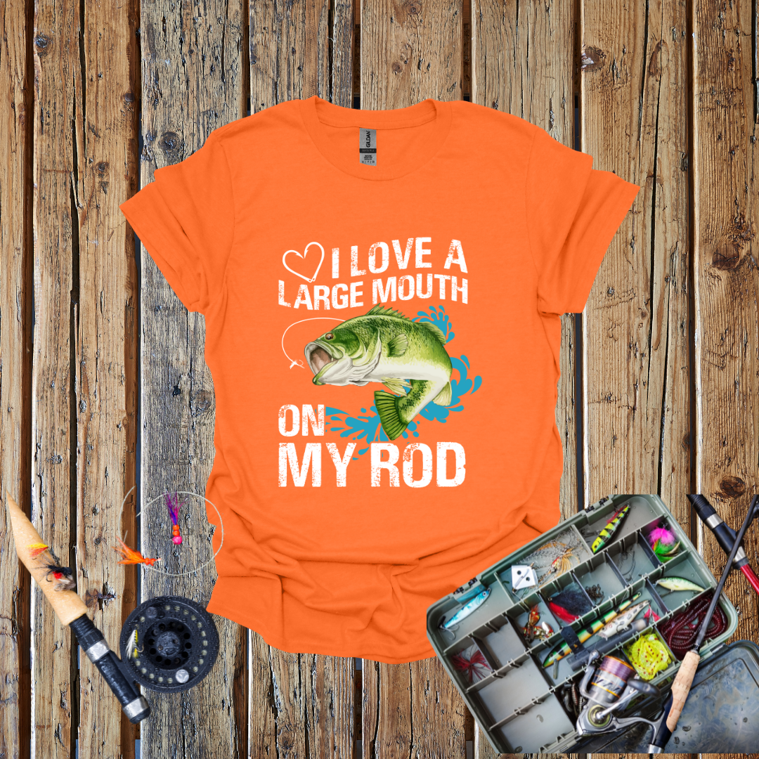 Large Mouth On My Rod T-Shirt