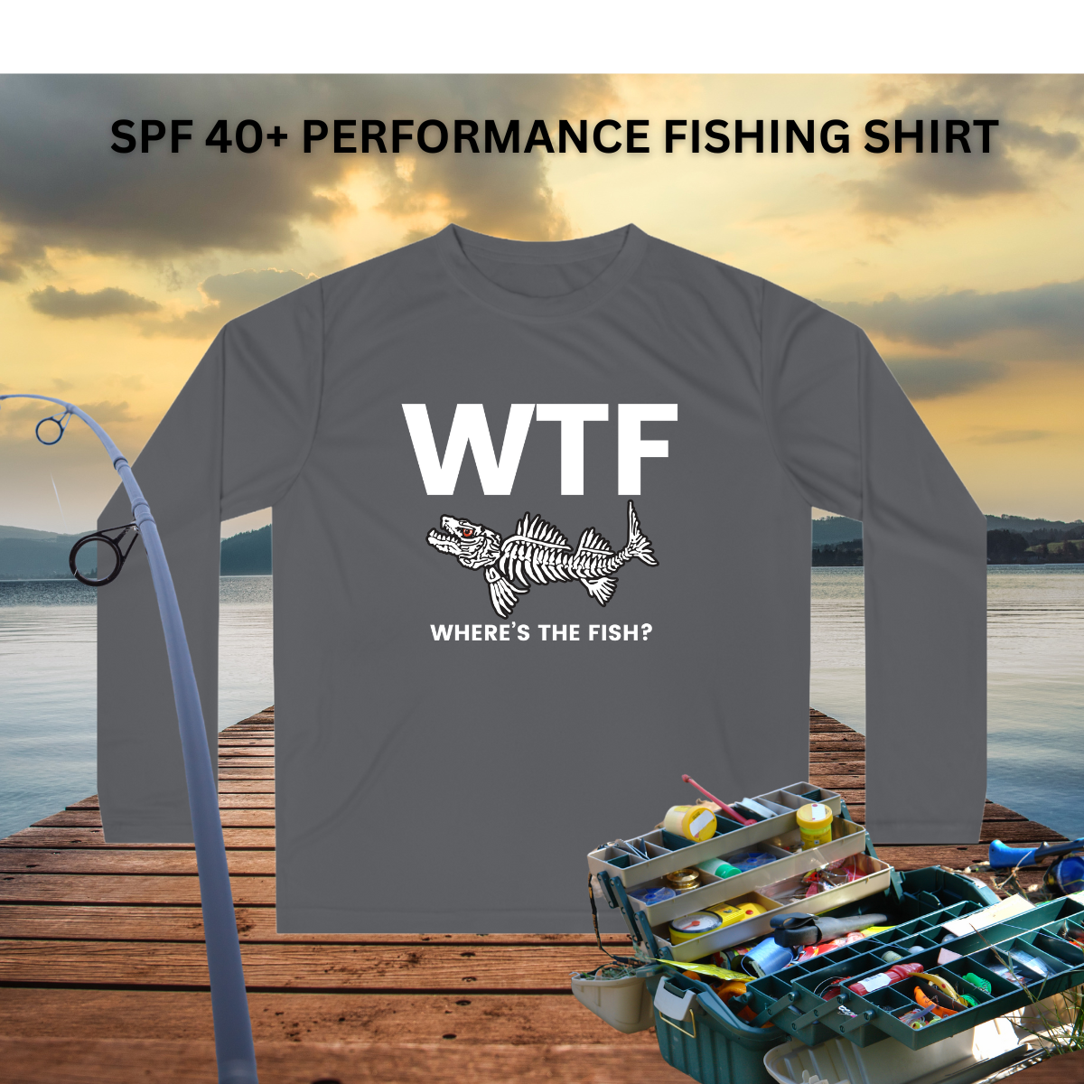 WTF - Fishbone Performance Fishing Shirt