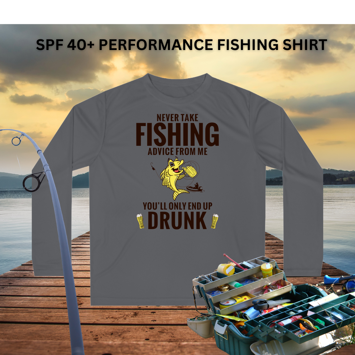 Fishing Advice Performance Fishing Shirt