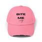 Bite Me (jig) Unisex Distressed Cap