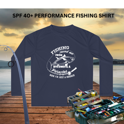 Fishing Saved Me Performance Fishing Shirt