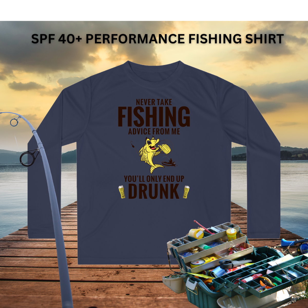 Fishing Advice Performance Fishing Shirt