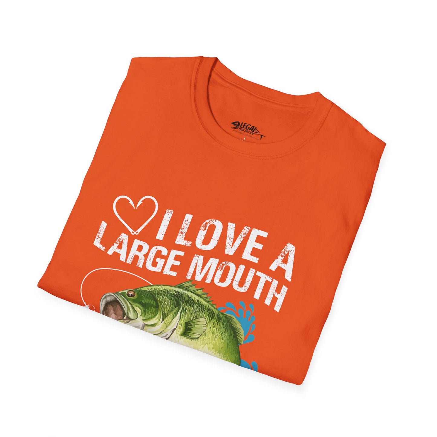 "Love a Large Mouth" T-Shirt for Anglers