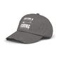 "Fishing is Importanter" Distressed Fishing Cap