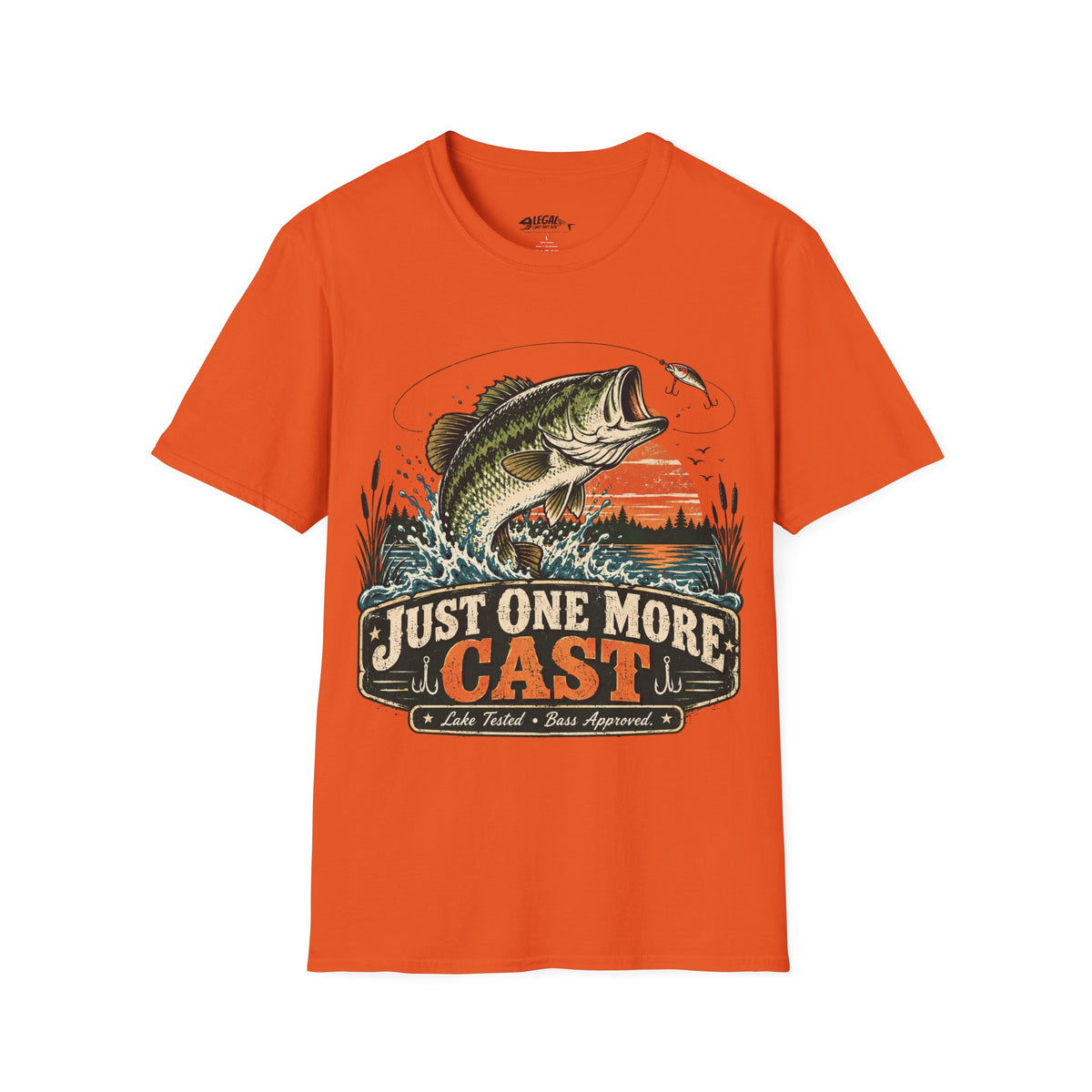 "Just One More Cast" T-Shirt for Anglers