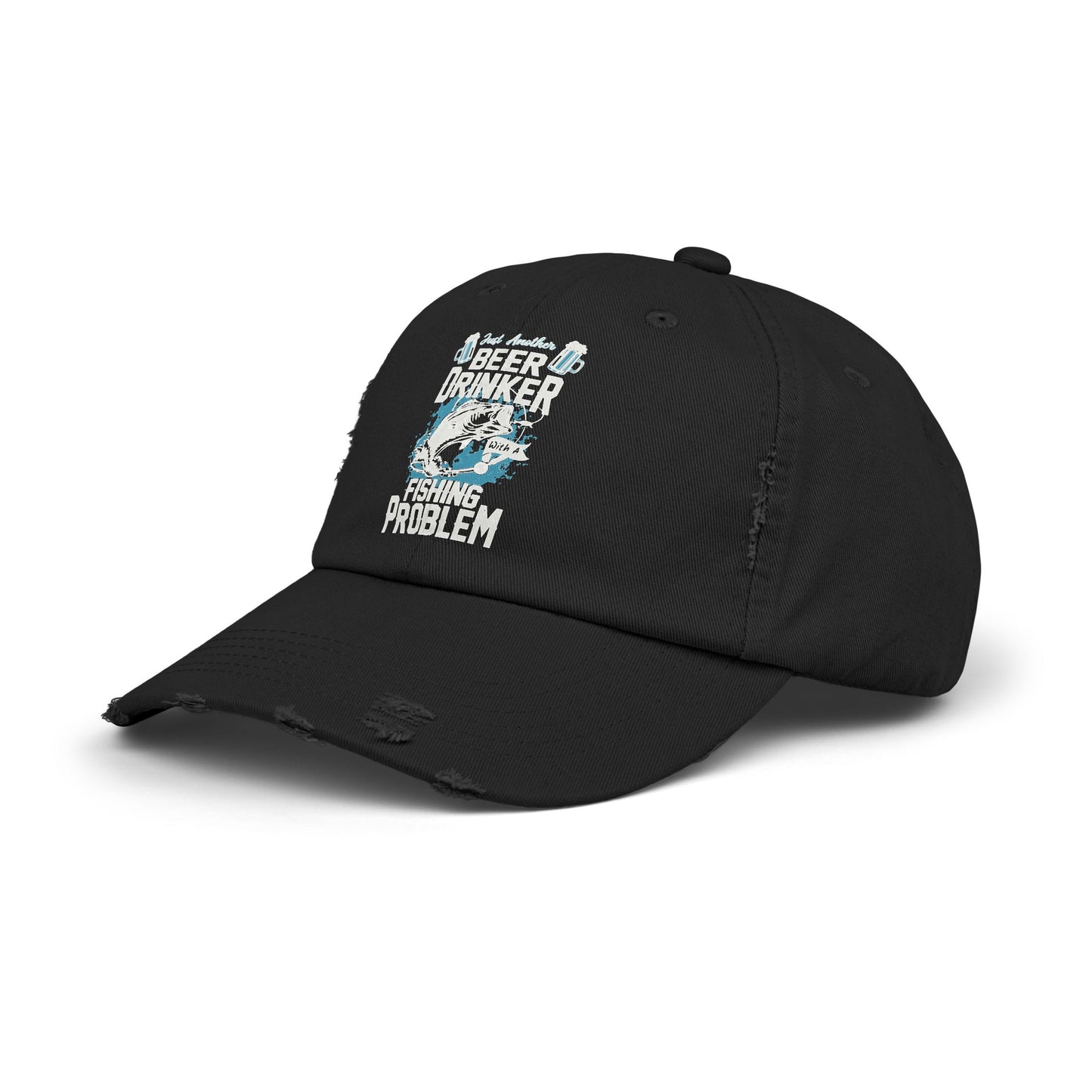 "Fishing Problem" Distressed Fishing Cap