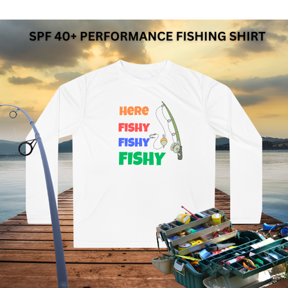 Here Fishy Performance Fishing Shirt