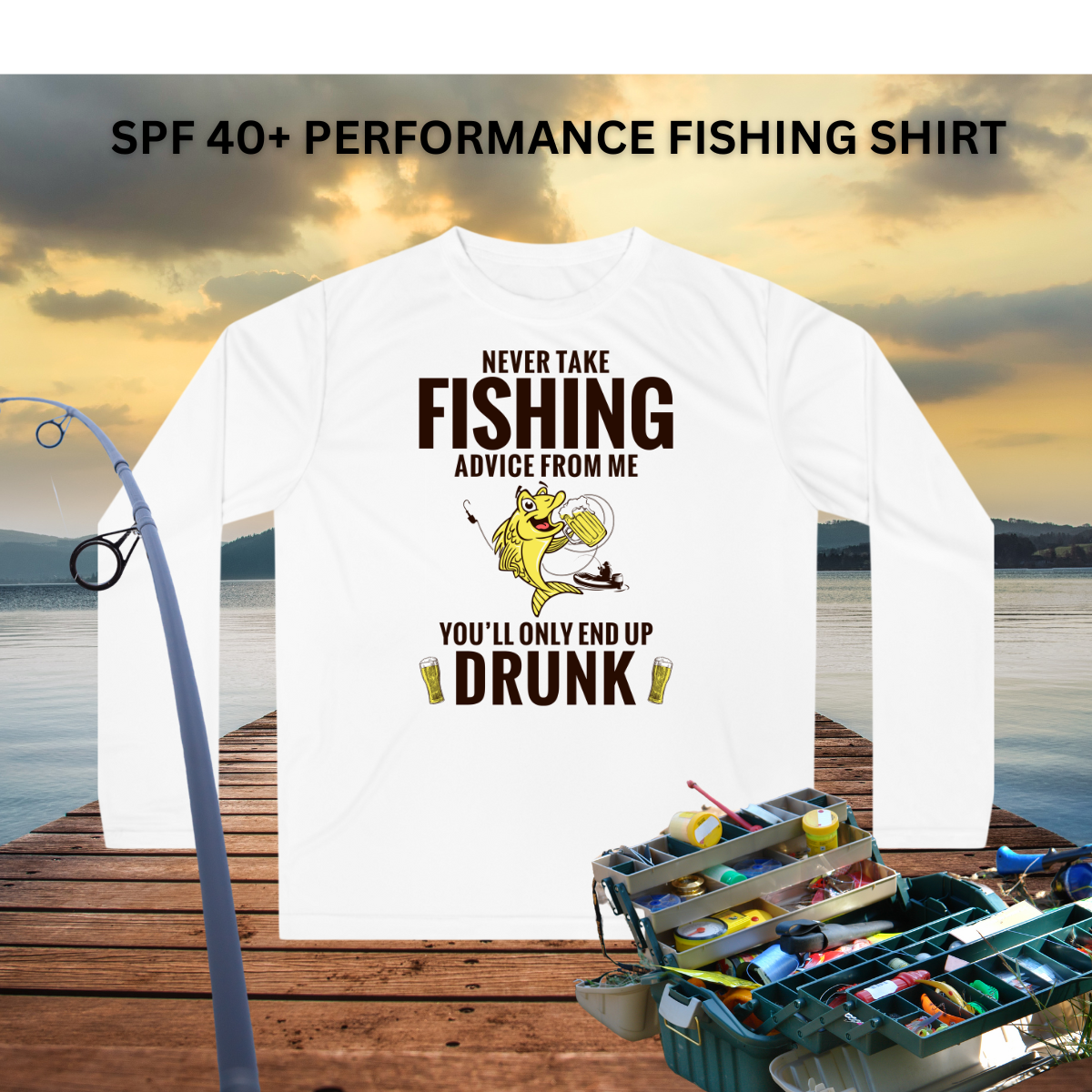 Fishing Advice Performance Fishing Shirt