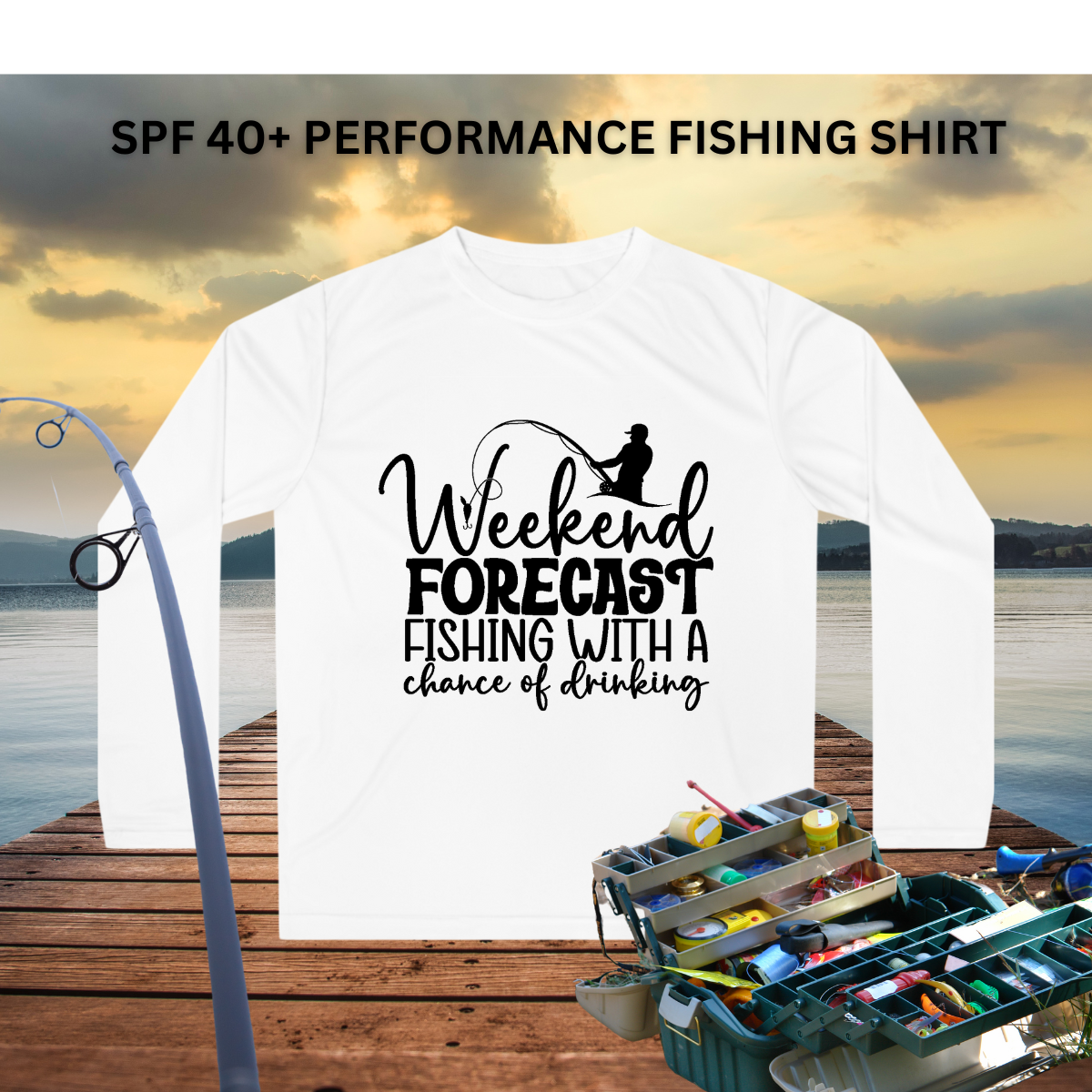 Weekend Forcast Performance Fishing Shirt