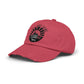 "Fishing Time" Distressed Fishing Cap