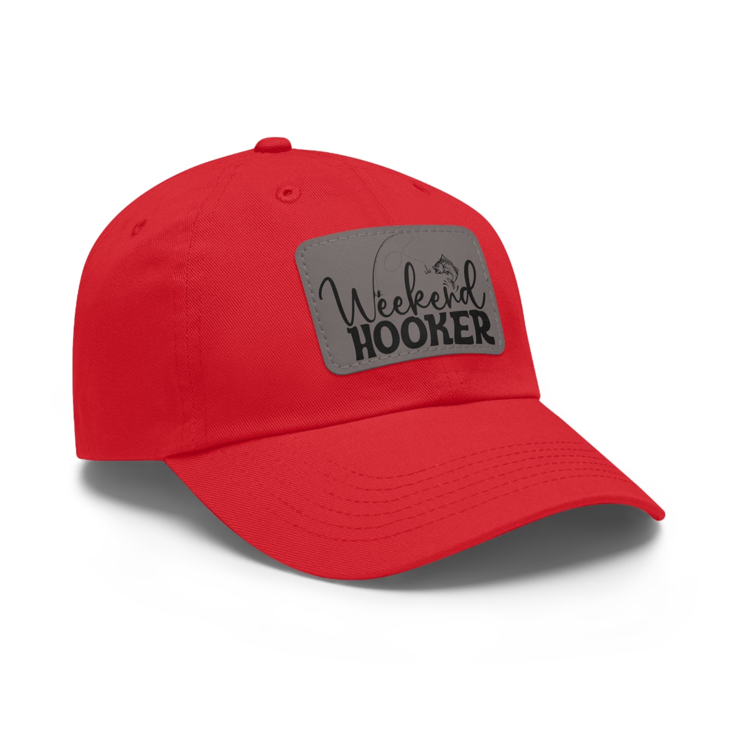 Weekend Hooker - Dad Hat with Leather Patch