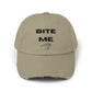 Bite Me (jig) Unisex Distressed Cap