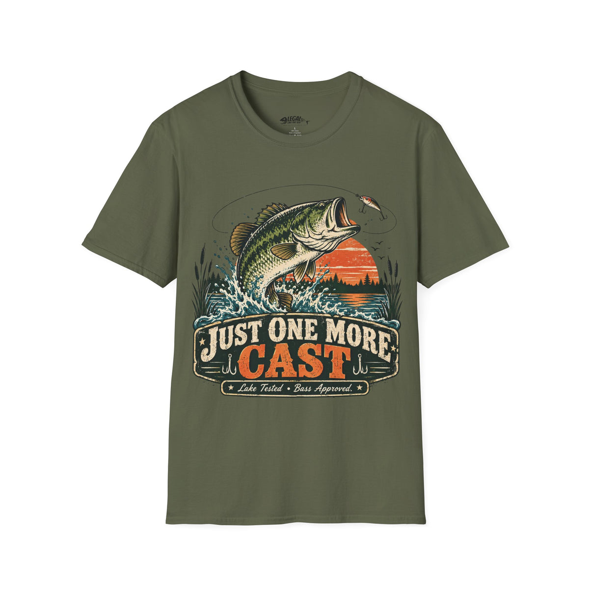 "Just One More Cast" T-Shirt for Anglers