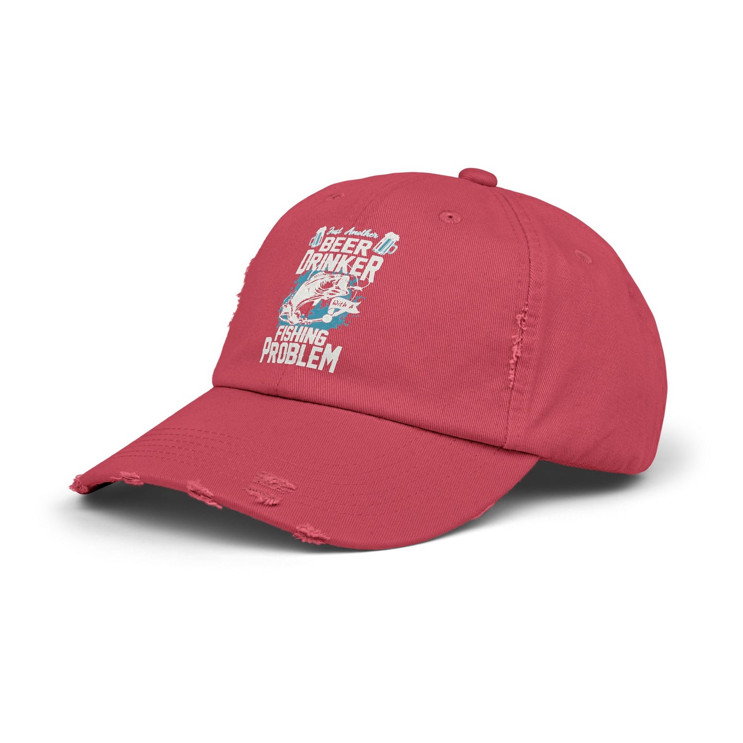 "Fishing Problem" Distressed Fishing Cap