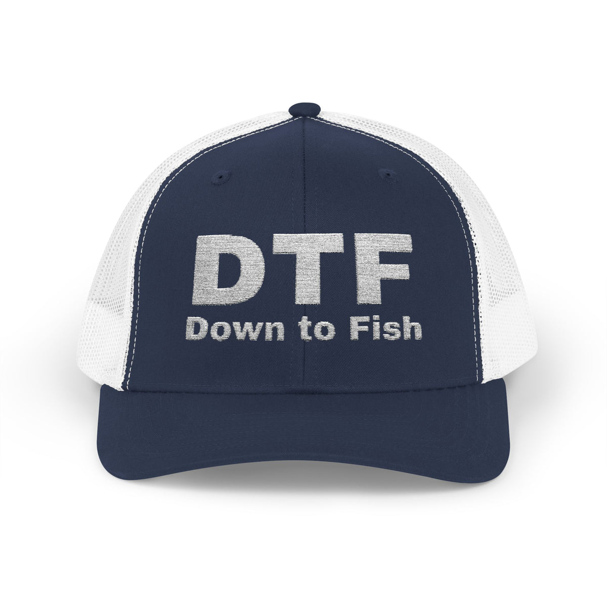 DTF - "Down to Fish" Snapback Trucker Cap