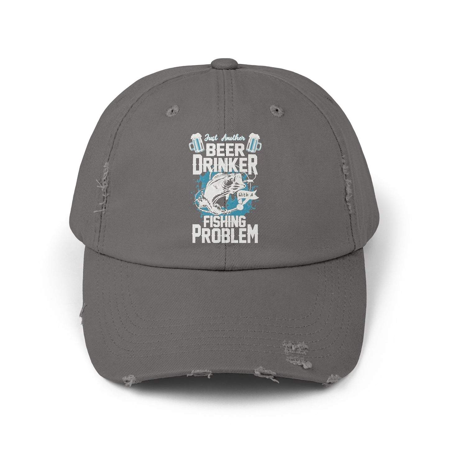 "Fishing Problem" Distressed Fishing Cap