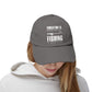 "Fishing is Importanter" Distressed Fishing Cap