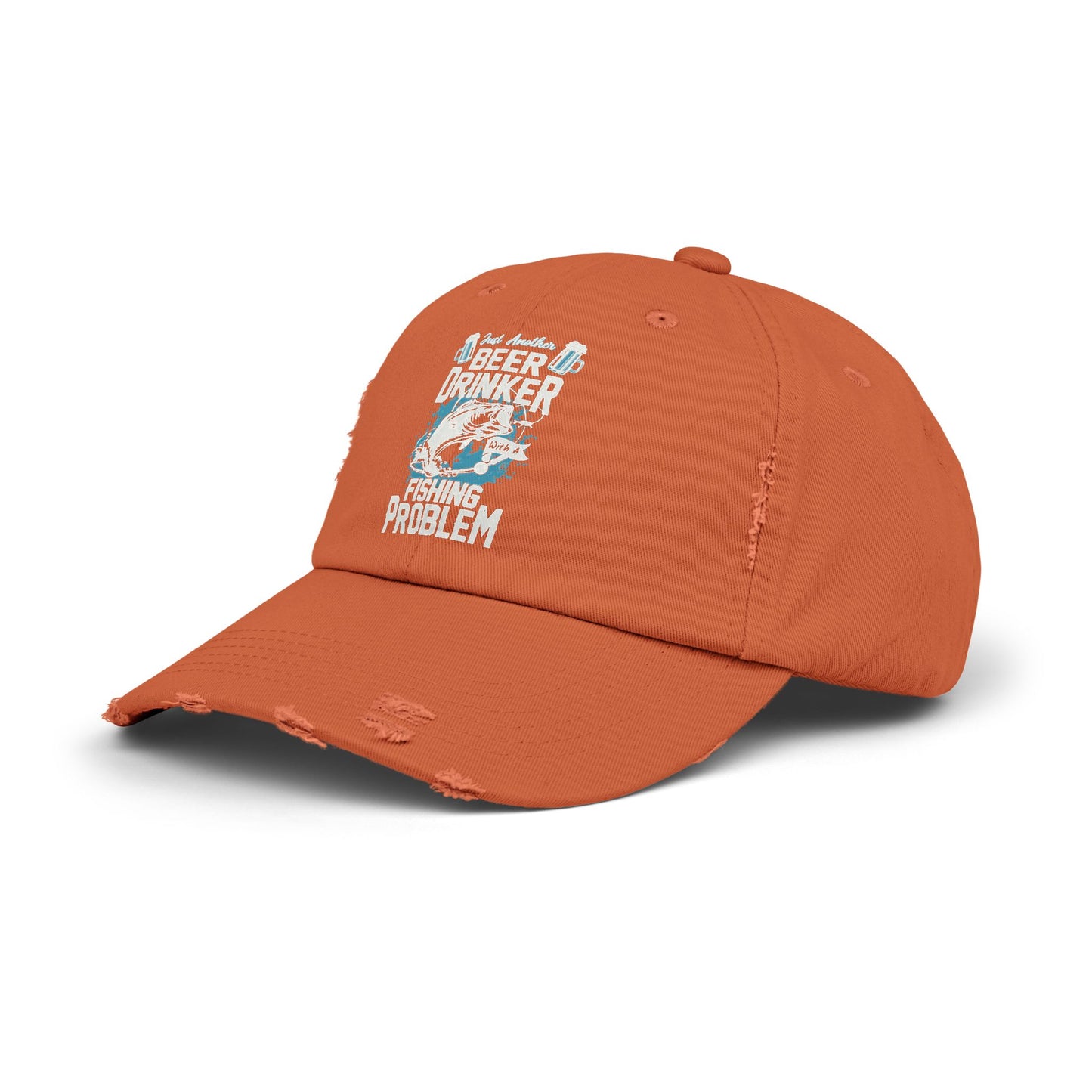 "Fishing Problem" Distressed Fishing Cap