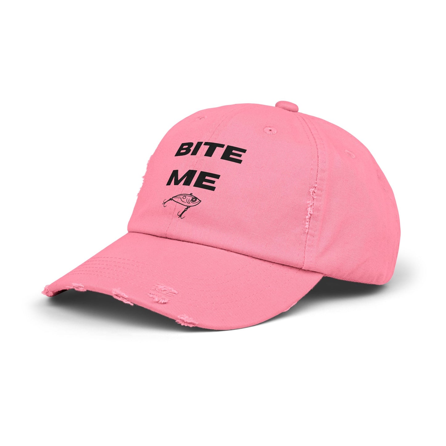 Bite Me (jig) Unisex Distressed Cap