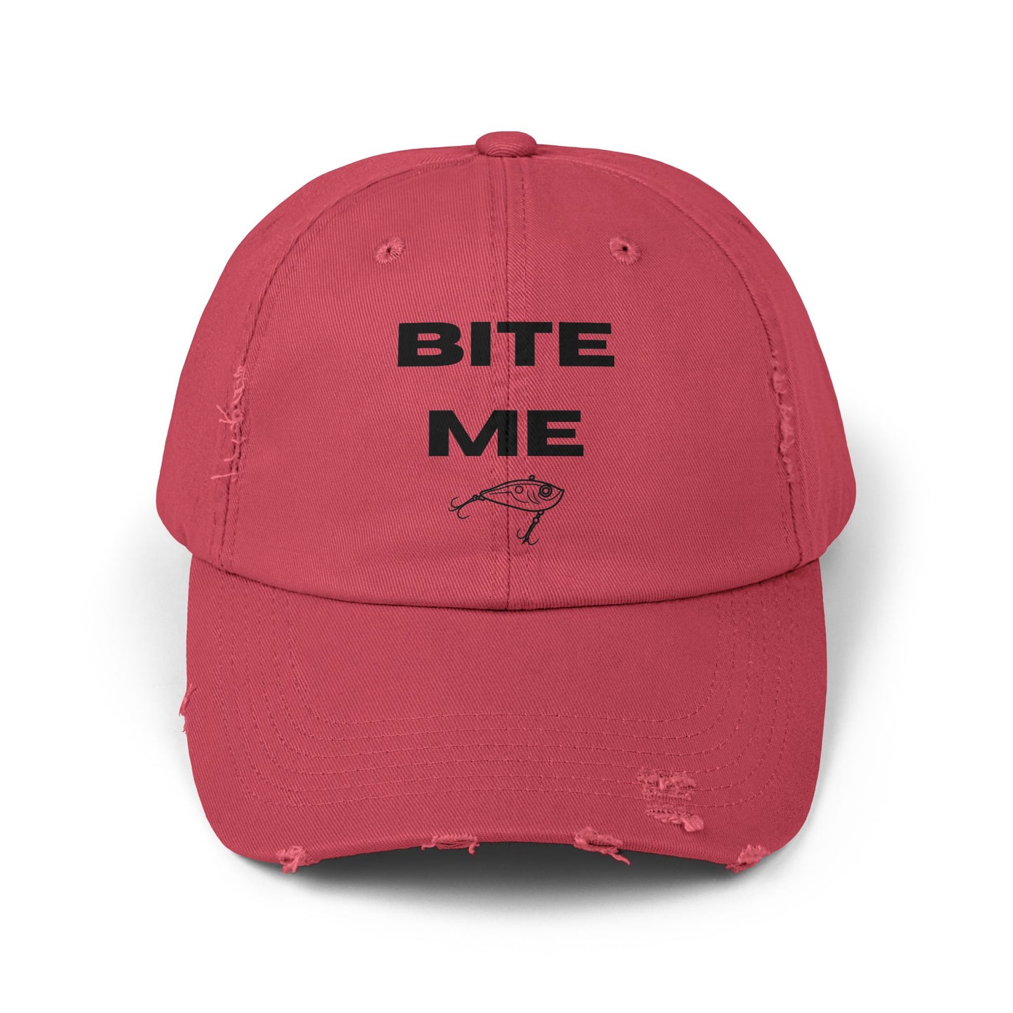 Bite Me (jig) Unisex Distressed Cap