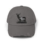 "Gone Hunting" Distressed Baseball Cap