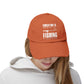 "Fishing is Importanter" Distressed Fishing Cap