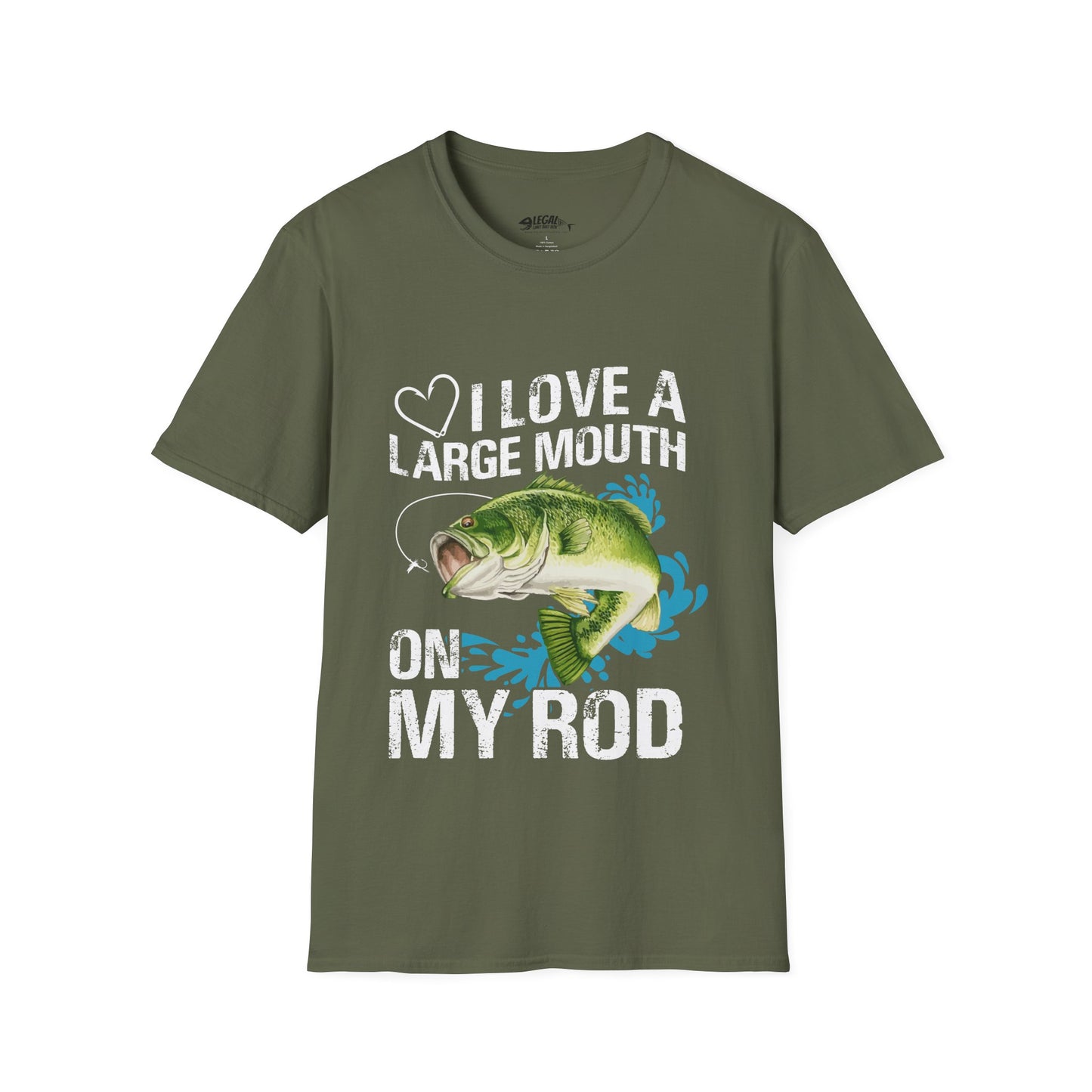 "Love a Large Mouth" T-Shirt for Anglers