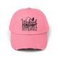 "Weekend Forecast" Distressed Fishing Cap