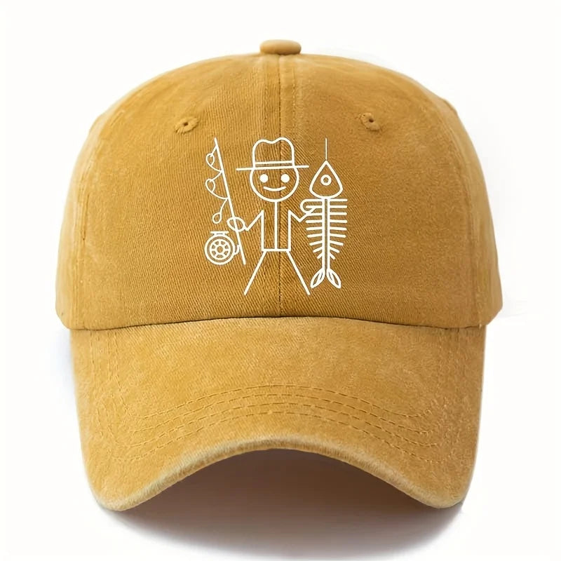 Happy Fisherman Dad Cap