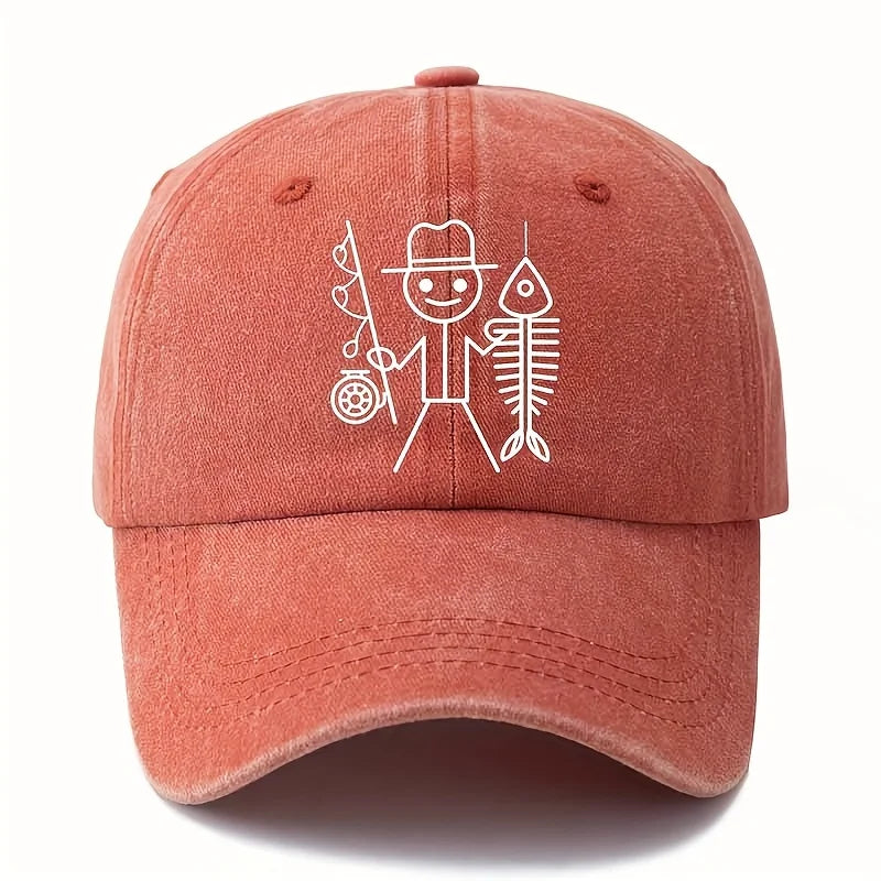 Happy Fisherman Dad Cap