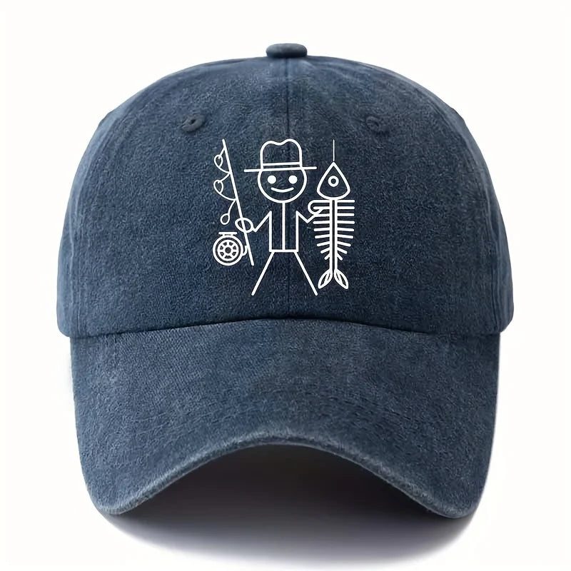 Happy Fisherman Dad Cap