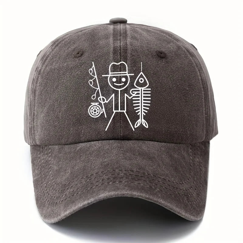 Happy Fisherman Dad Cap