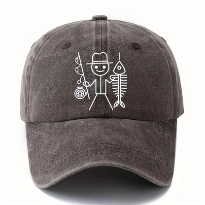 Happy Fisherman Dad Cap