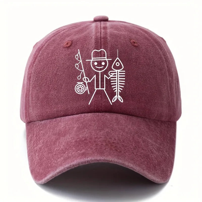 Happy Fisherman Dad Cap