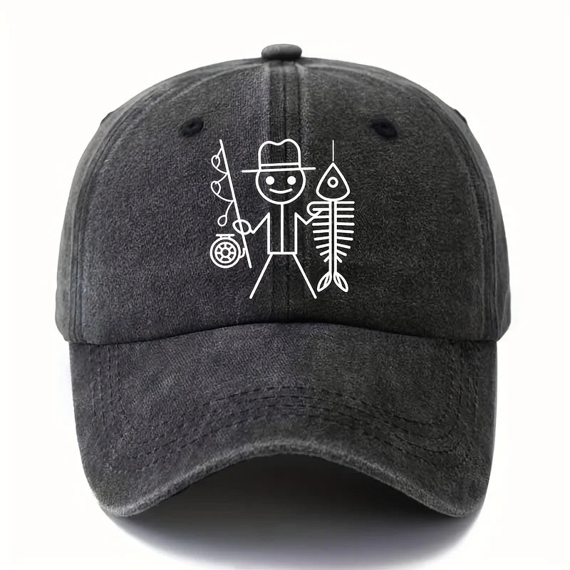 Happy Fisherman Dad Cap