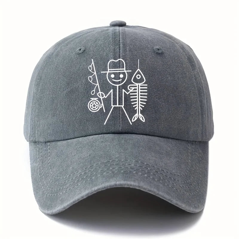Happy Fisherman Dad Cap