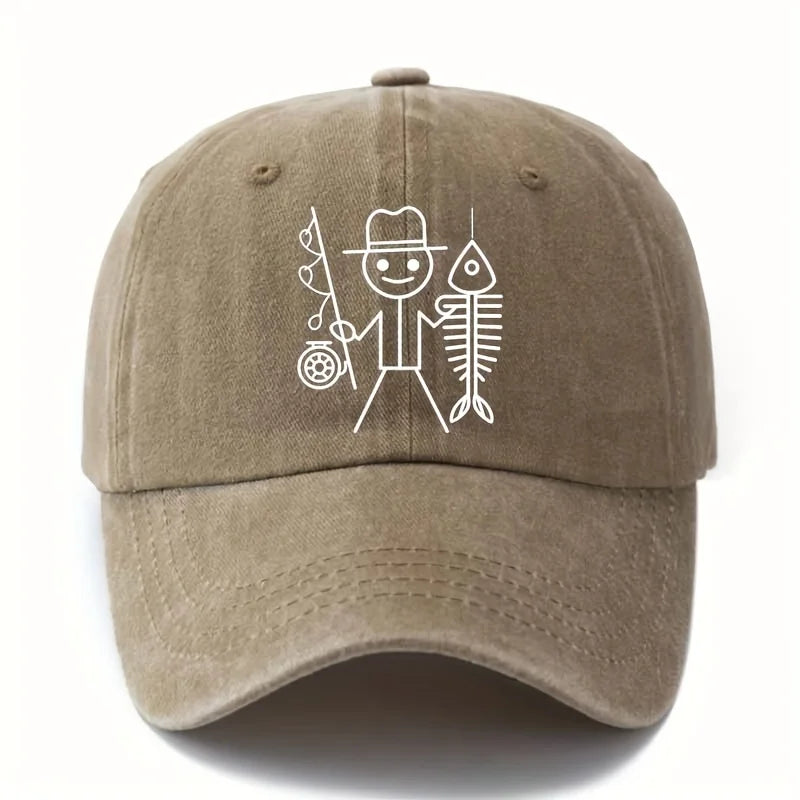 Happy Fisherman Dad Cap
