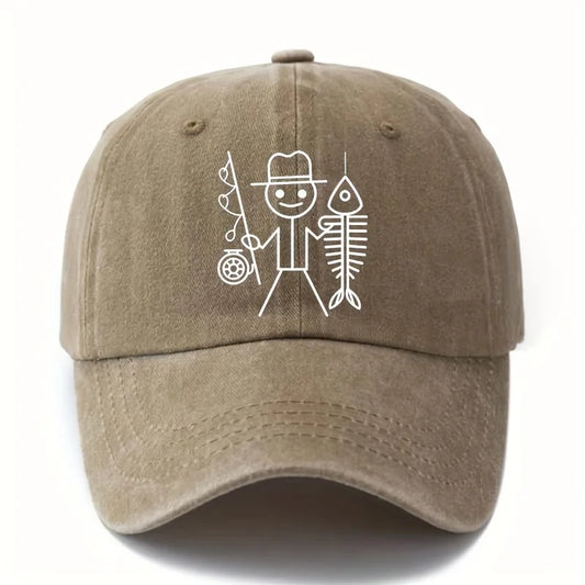 Happy Fisherman Dad Cap