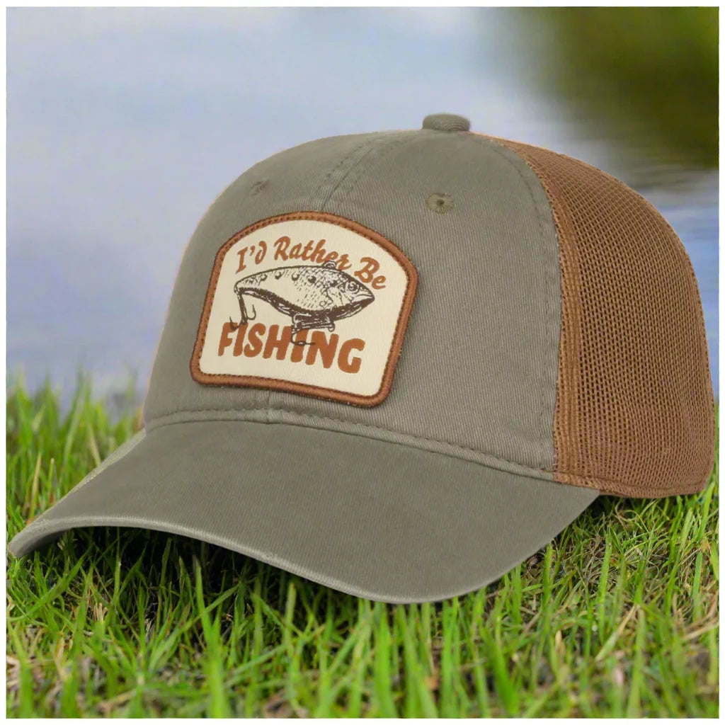 Rather Be Fishing Cap