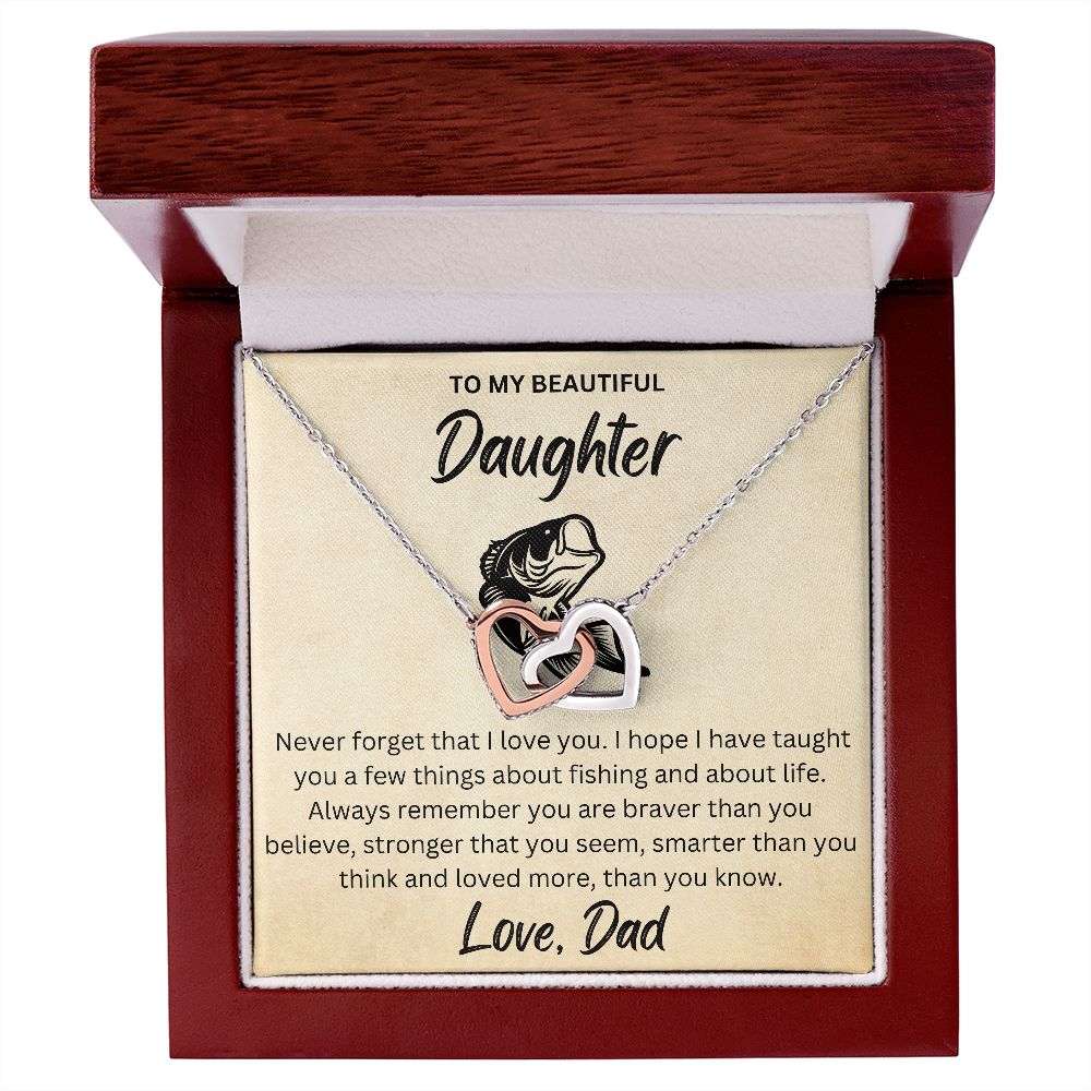 Beautiful Daughter Gift Necklace from Dad